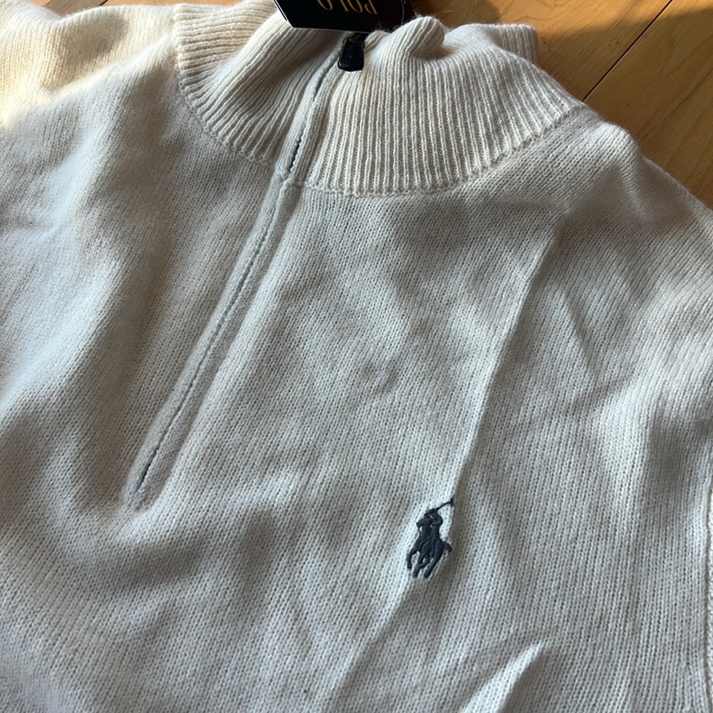 Ralph Lauren quarter-zip wool sweater